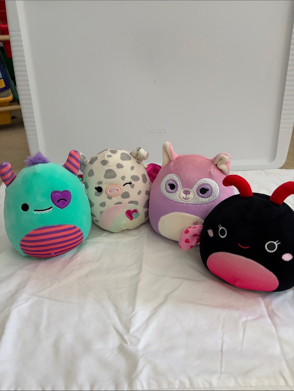 Squishmallows Exclusive Valentine Edition 4 plushies